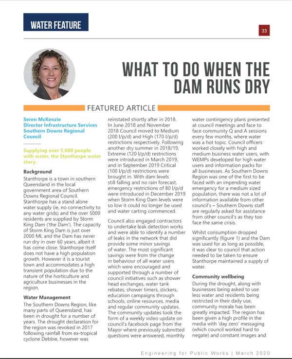 EPW March 2020 - What to do When the Dam Runs Dry